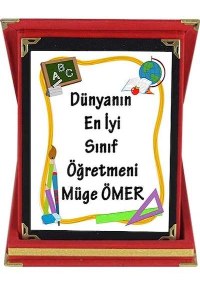 Öğretmenler Günü Hediyesi Isimli Plaket (447253306)