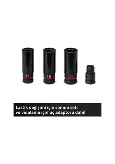 Akülü Somun Sıkma, 18 V Ve 350 Nm Tork Seviyesi