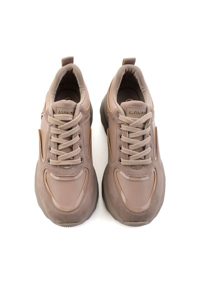 Bambi Vizon Vizon Süet Kadın Sneaker K01313003072