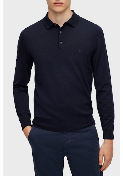 Boss Erkek Polo Yaka Kazak 50476357 404 Lacivert