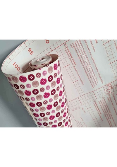 D-c-fix 276-0624 Düğme Desen Dekoratif Yapışkanlı Folyo 45 Cm X 2 Mt
