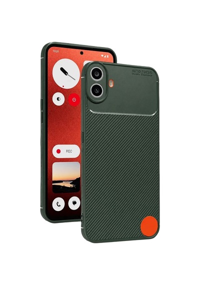Nothing Phone Nothing Cmf Phone 1 Auto Focus Karbon Kapak - Yeşil