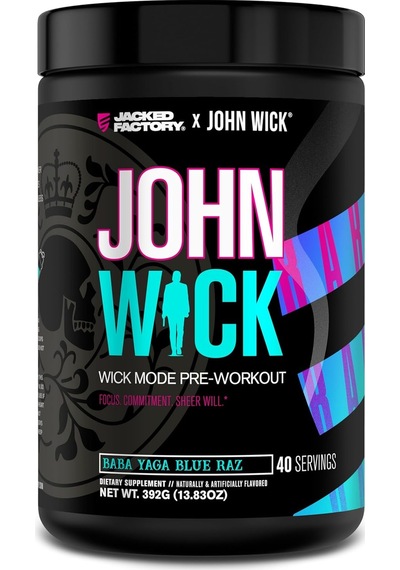Jacked Factory X John Wick - Wick Mode Preworkout 40 Servings