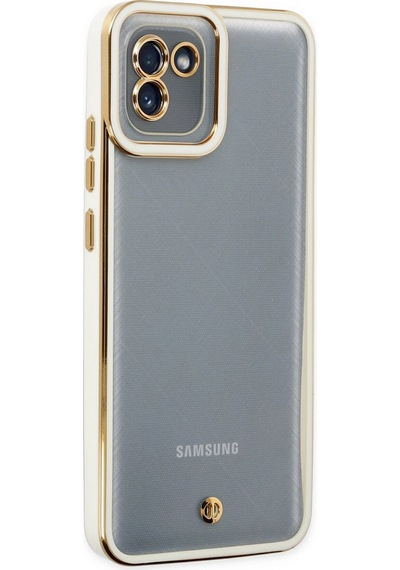 Cosmotex Newface Samsung Galaxy A03 Kılıf Liva Lens Silikon - Beyaz