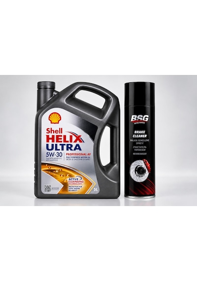Shell Helix Ultra Pro Af 5W-30 Motor Yağı 5 L + Balata Spreyi 500 ML