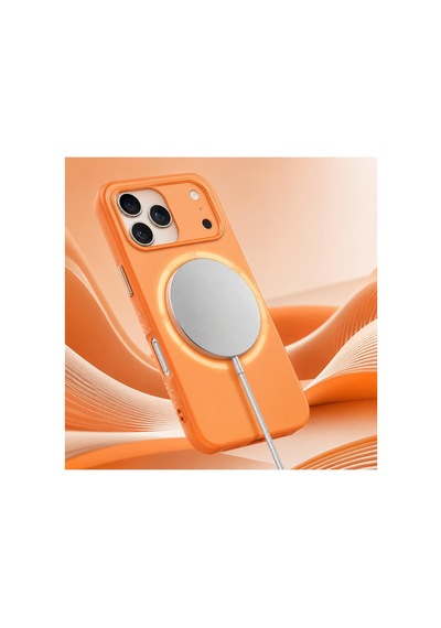 Apple İphone 17 Pro Max Uyumlu Kılıf Mono M-safe Silikon Kılıf Siyah
