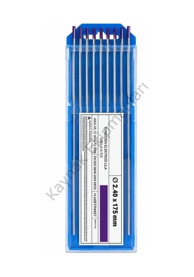 Mor Tungsten Elektrod Argon İğnesi 2.4x175 Mm - 1 Adet