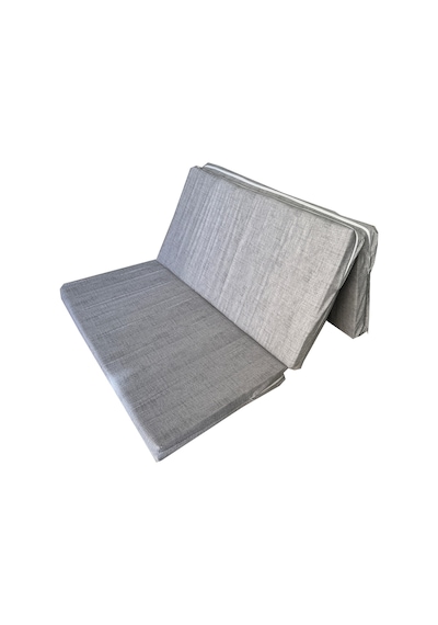 Çift Kişilik Katlanır Yer Yatağı Ve Sünger Yatak Katlanır Minder Yatak 120x195x8 Cm-gri