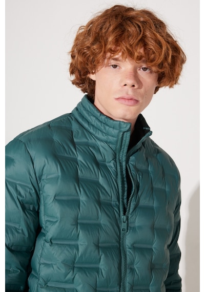 Lee Regular Fit Normal Kesim Dik Yaka Mint Yeşili Şişme Ceket L232287300 Yeşil