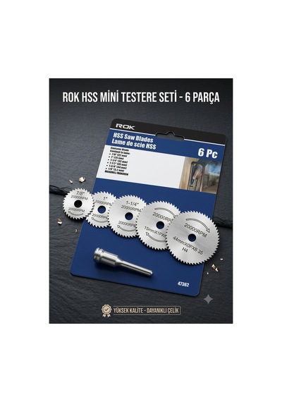 Mini 5 Li Set Matkaba Uyumlu Daire Testere
