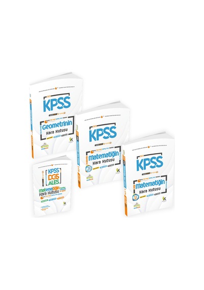 KPSSNİN Kara Kutusu Genel Yetenek Genel Kültür Süper Ekonomik Set Paket Konu Özetli Dijital Çözümlü Çıkmış Soru Bankası