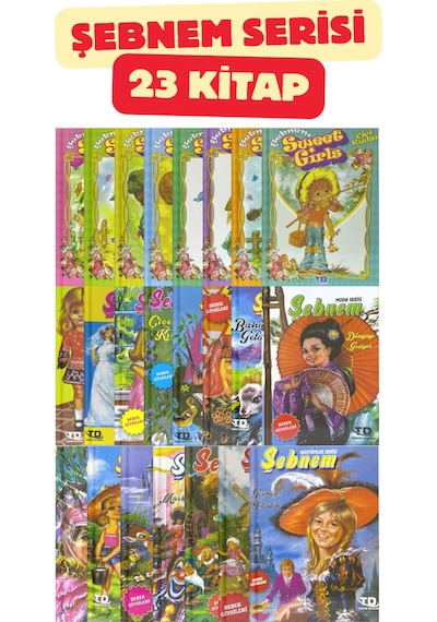 Çocuk Etkinlik Seti Şebnem Serisi Toplam 23 Kitap Bir Arada Kostümler+cici Kızlar+moda+minikler