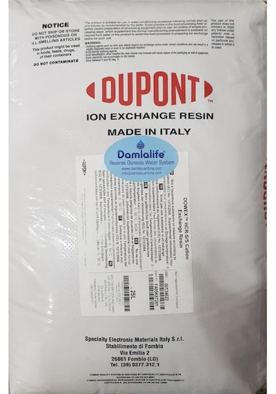 Dowex Dupont Hcr S/s Su Arıtma Reçinesi İtalyan Malı - Litre-06001000 Dowex Dupont Hcr S/s Su Arıtma Reçinesi İtalyan Malı - Litre-06001000