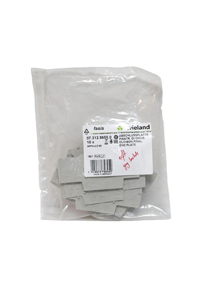 WİELAND 4E / 35 4 Lük Çift Katlı İçin Nihayet Plakası