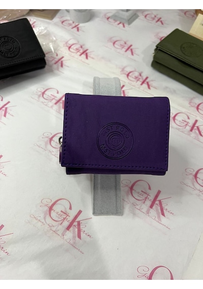 Gk Gamzelirenklerim Luxury Fashıon&accessorıes Krinkıl Mini Cüzdan Mor
