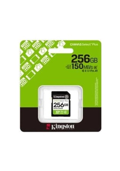 Kingston Sds3-256gb 256gb Sdxc Canvas Select Plus Gen3 150mb-s C10 Uhs-ı U1 V10 Hafıza Kartı Kdo