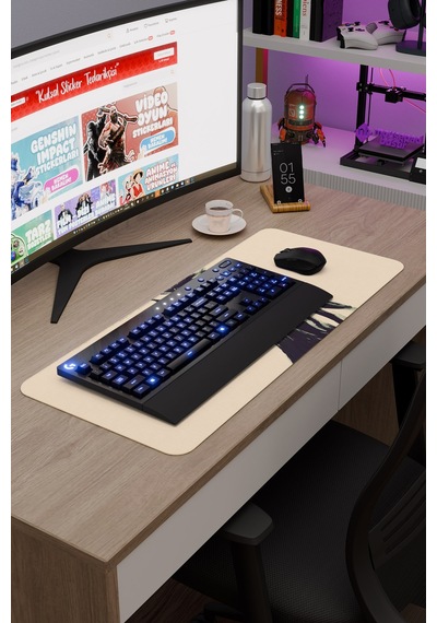 Vagabond Kaymaz Dikişli Kauçuk Oyuncu Mousepad V2 - 70x30 Xl Gaming Mouse Pad Fare Altlığı