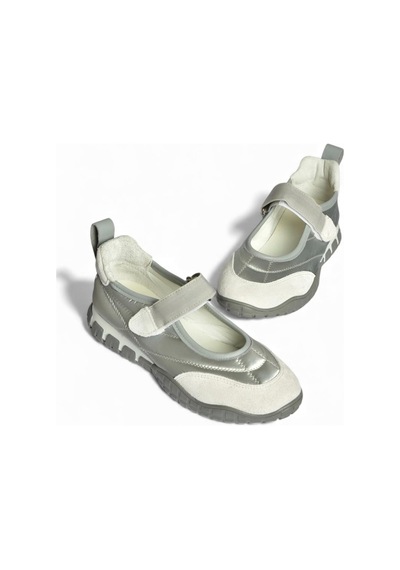 Fox Shoes V312651304 Gri Kumaş Bantlı Günlük Kadın Ayakkabı Gri