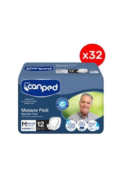 Canped Erkek Normal Mesane Pedi M 32 x 12 Adet