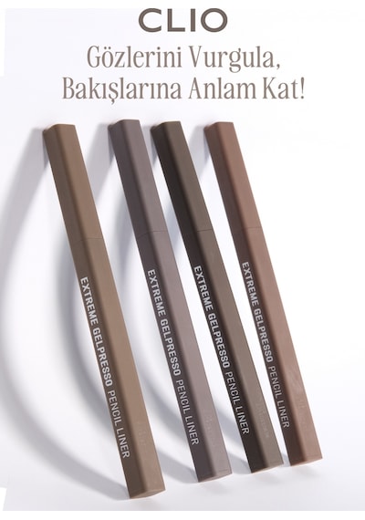 Clio Extreme Gelpresso Pencil Liner 05 Mute Brown
