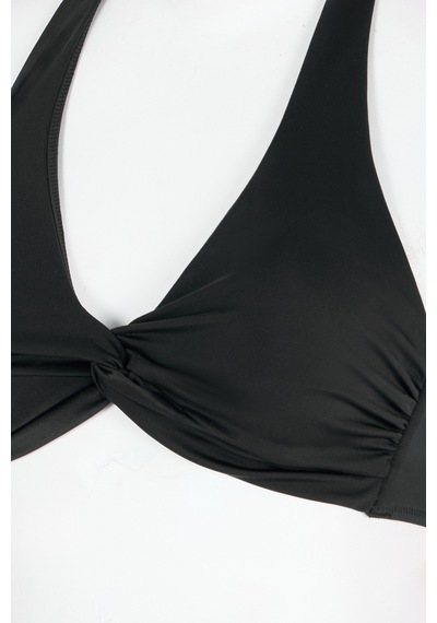 Penti  Siyah New Üçgen Twist Bikini Üstü