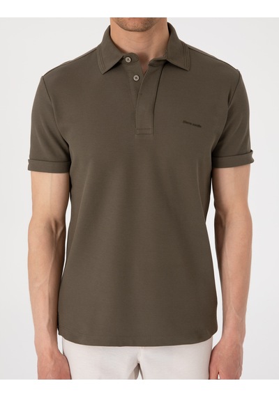 Pierre Cardin Erkek Haki Tişört Basic 50306154-vr027 Haki