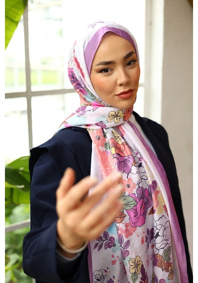 Silk Home Olinda Şal 49004-24 Beyaz