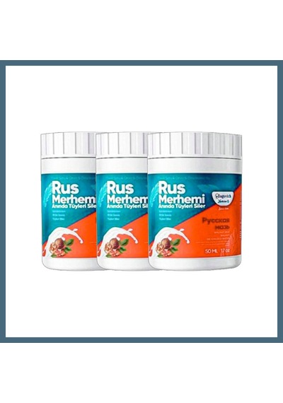 Bezos Glegnd Turquoise Tüylere Krem 3 Adet Ceviz & Ceviz Sütü Russ Merhemi 50 Ml Agc