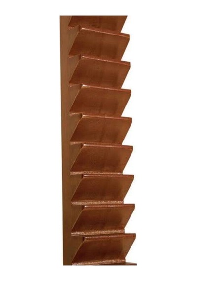 Duvara Monte 130x7 Cm Ahşap Parmak Merdiveni