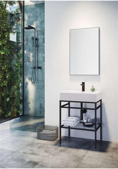 Orka Capetown 60 Takım Beyaz Lavabo Mat Sıyah Diğer Orka Capetown 60 Takım Beyaz Lavabo Mat Sıyah Diğer