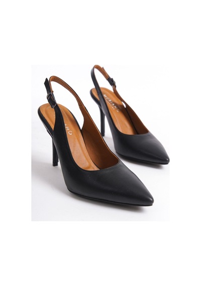 Mubiano Hakiki Deri Collection Kadın Topuklu Stiletto & Ayakkabı Siyah -mcalm433-s Siyah