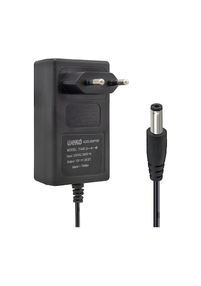 Weko 12 Volt - 2 Amper 24 Watt 5.5 2.5 Uçlu Yerli Üretim Plastik Kasa Priz Tipi Adaptör