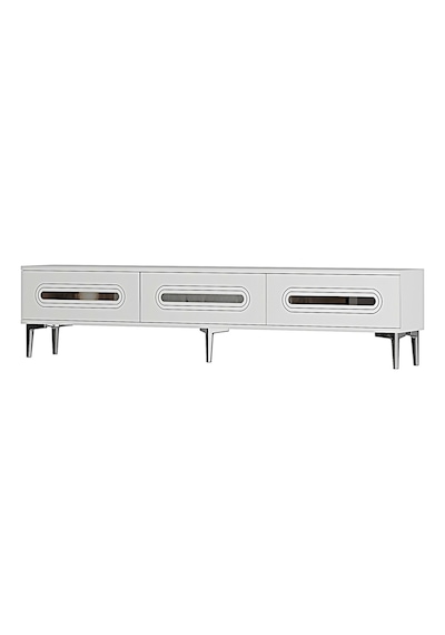 Tsa1806bg - Rany Tsa180 Tv Stand, Tv Sehpası Ve Tv Ünitesi Beyaz-gold 180cm