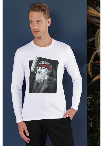 Efor Ts 863 Beyaz Spor T-shirt Beyaz