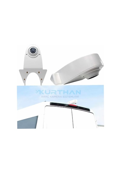 Teleskop Tip Araç Geri Görüş Tepe Kamerası 12 Volt Beyaz