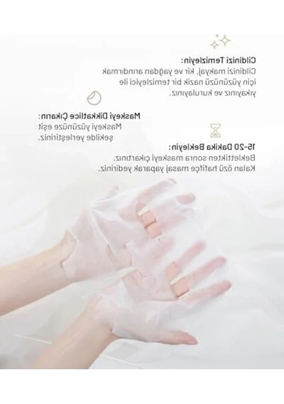 %85 Aloe Vera Ve Hyaluronik Asit İçeren Yoğun Nemlendirici Yüz Maskesi