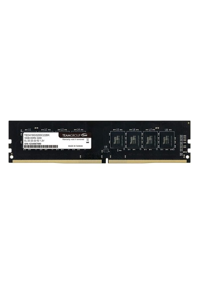 Team 16gb Ddr4 3200mhz Cl22 Pc Ram Value Ted416g3200c22bk - 896633583