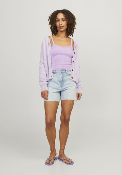 Jack & Jones Kadın Askili Bluz - Olivia 12252454 Lilac Breeze