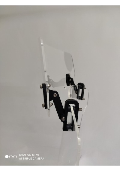 Üniversal Deflektör Rüzgar Saptırıcı Genişlik:320mm X Yükseklik:135mm