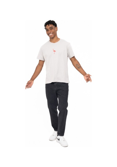 Watchofroyal Flamingo T-shirt Gri