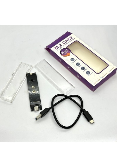 Aogo Yeni Işıklı Vidasız Nvme Kutu M.2 Nvme Ssd Harddisk Kutusu