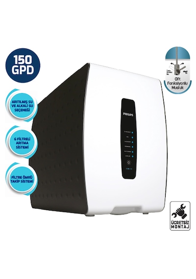 Dijital Ekran Pompalı Su Arıtma Cihazı Aut3300/10 150gpd  Montaj