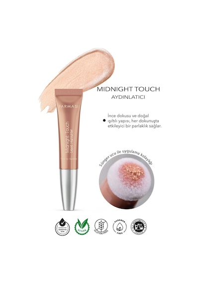 Farmasi Midnight Touch Yumuşak Sünger Uçlu Likit Highlighter Time To Sparkle 12 ML