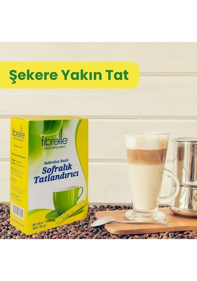 Fibrelle Ultra Plus Tatlandırıcı 05 G 80 Adet Kutu