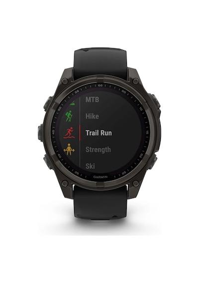 Garmin Fenix 8 - 47 MM Solar Sapphire DLC Titanyum Akıllı Saat (Distribütör Garantili)