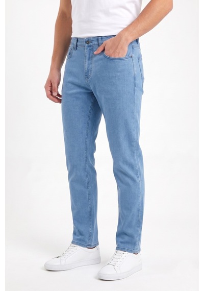 Dynamo Erkek Klasik Kalıp Jeans Pantolon 1701 Bgl-st05355 Buz Mavi