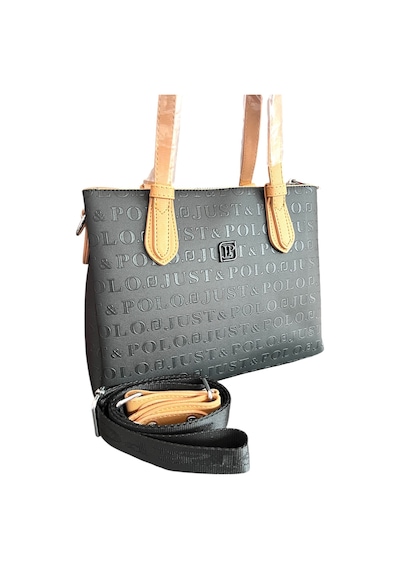 Just Polo Jp4113 Kadın El Ve Omuz Çantası Ozt4113 Sıyah Taba Sıyah - Taba