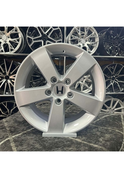 16" İnç 5x114.3 Civic Honda Uyumlu Gümüş Jant Takım