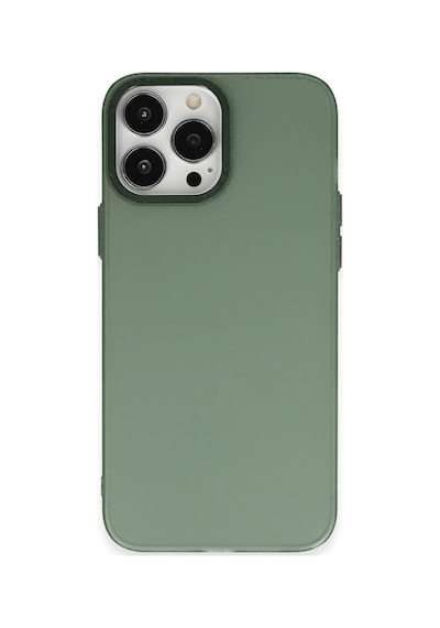 Apple iPhone Uyumlu - 14 Pro Max Kılıf Modos Metal Kapak - Koyu Yeşil