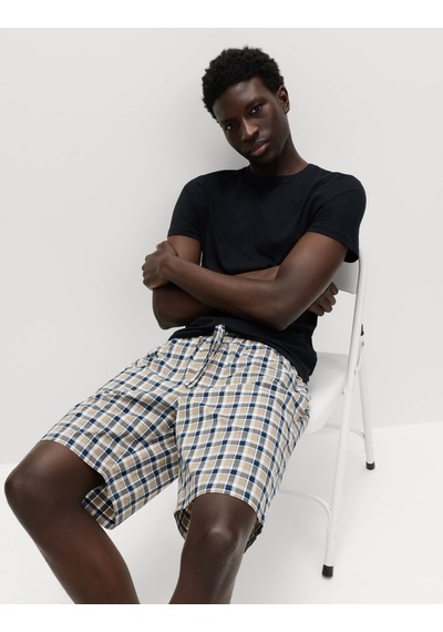 Marks & Spencer 2'li Pijama Şortu T07000076 Mavi Mix